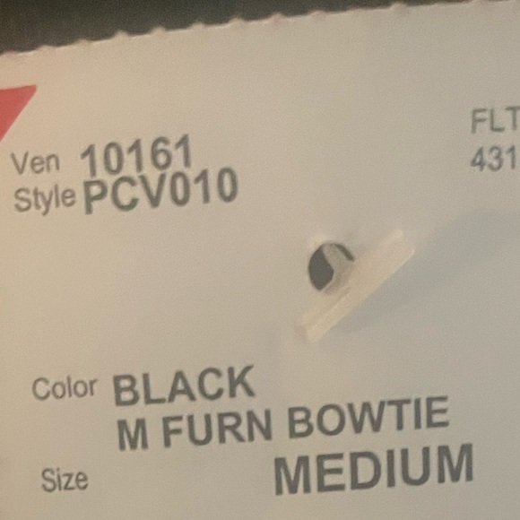 Pierre Cardin Size Medium Eclectic Grandpa, Formal Black Bow-Tie Vest - Picture 10 of 11